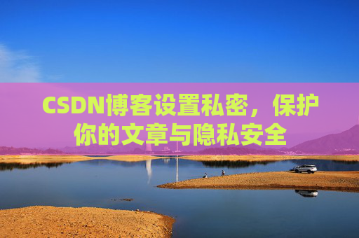 CSDN博客设置私密，保护你的文章与隐私安全